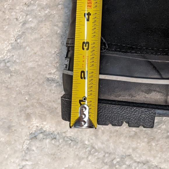 Weatherproof Quaker Black Leather Upper Lace Up Duck Boots, 9 - Picture 7 of 11